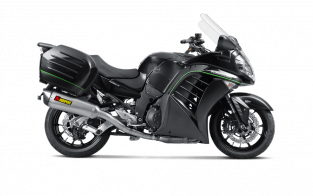 Akrapovic Slip-on Line Titanium met E-keur Kawasaki GTR 1400 2008-2017